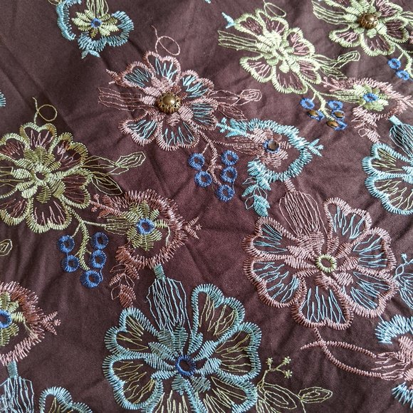 Edward Embroidered Floral Skirt - Picture 9 of 10